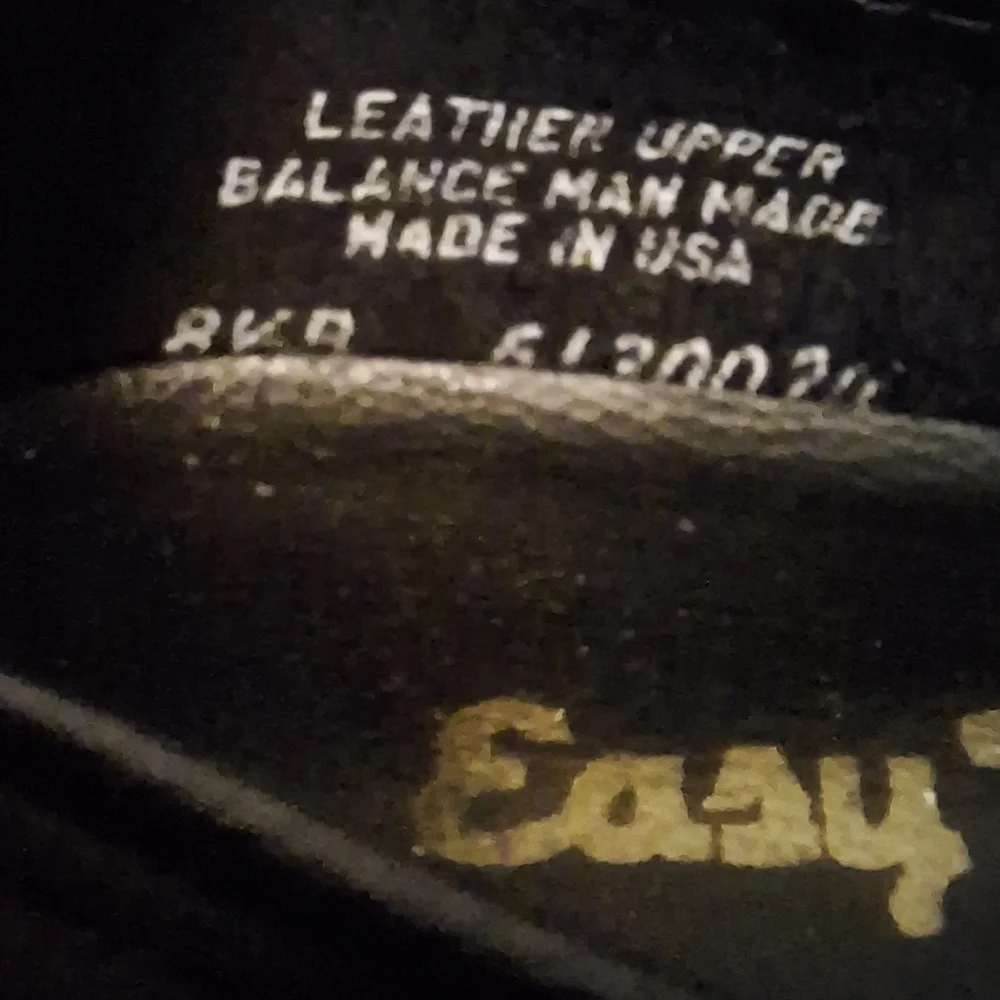SAS Easy Times Women's Black Leather Slip-on Flats Size 8.5